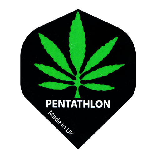 Pentathlon- Standard Black Green Leaf1