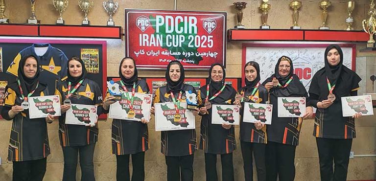 البرز قهرمان ایران کاپ 2025 یانوان