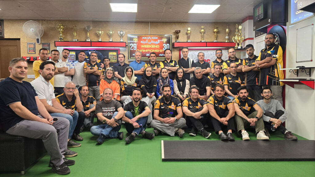 بازیکنان حاضر در مسابقات آدینه مرحله 15 مجموعه دارت پیشرو